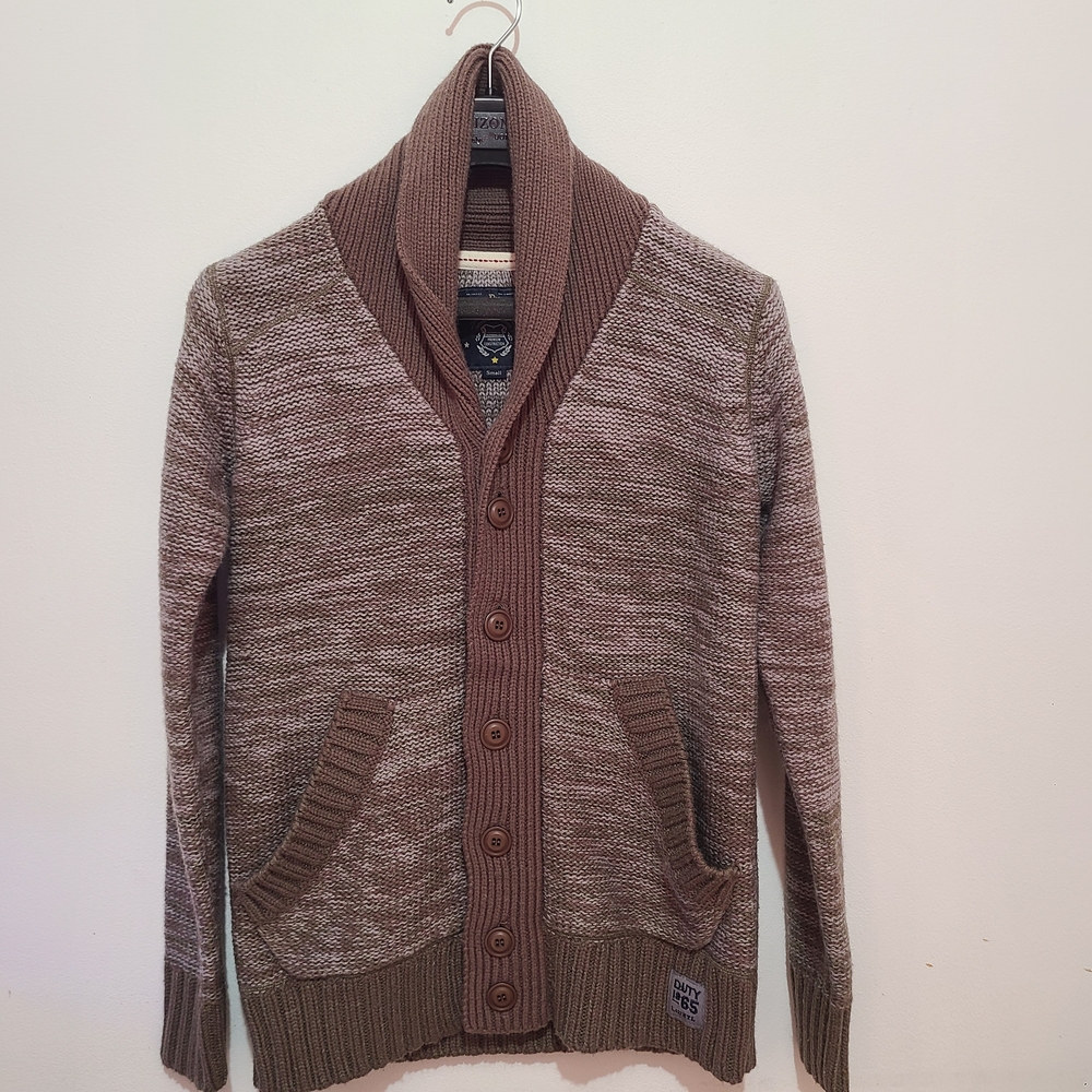 Urban Behavior Brown Knit Cardigan